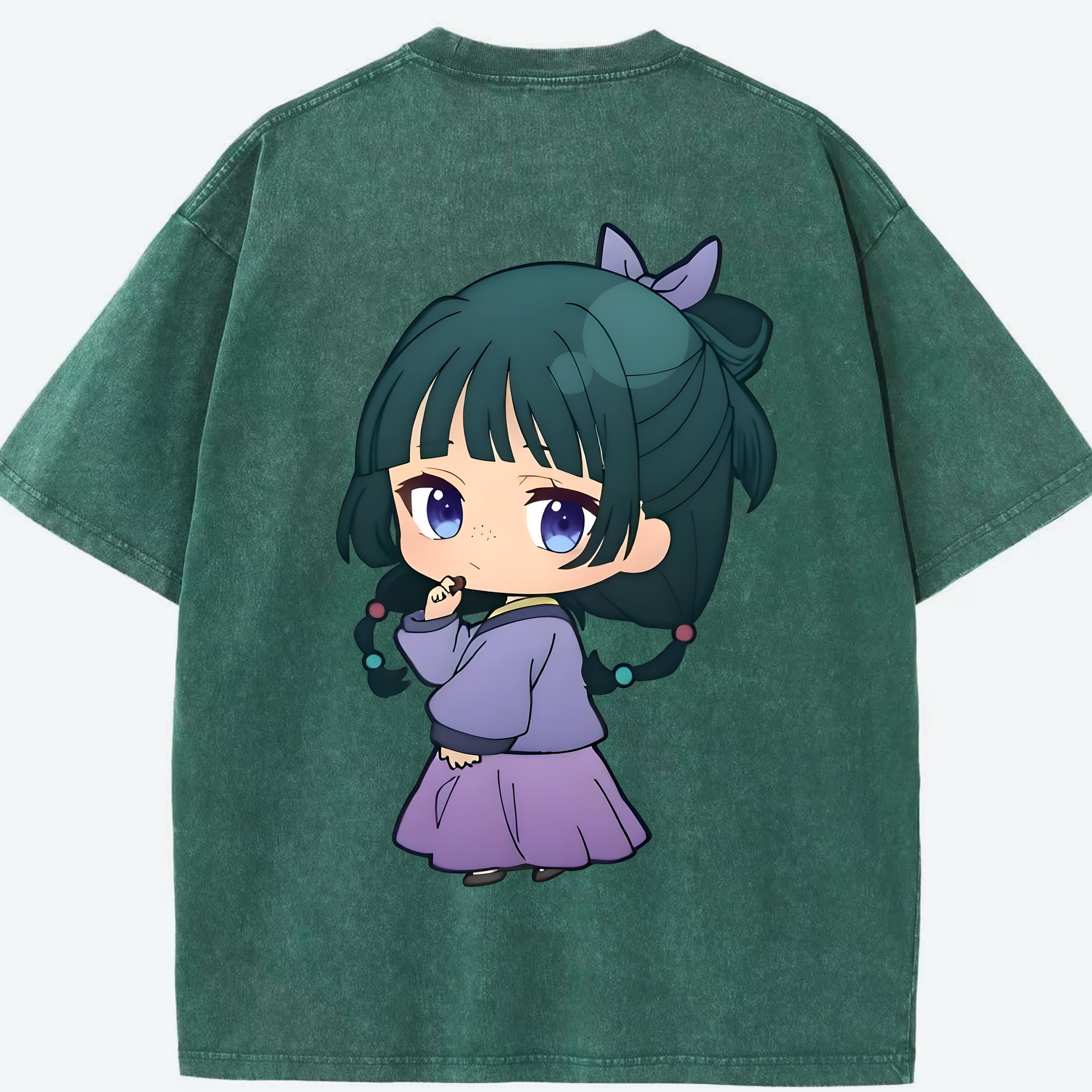 （画像用） 薬屋のひとりごと The Apothecary Diaries 綿100% ヴィンテージ風 半袖Tシャツ（背面プリント）